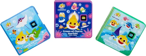 Miniatura 4 de Little Tikes Story Dream Machine - Colección Baby Shark Heroes, Hora de cuentos, libros, personaje de audio, regalo de juguete para niños pequeños
