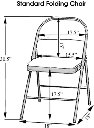 Miniatura 3 de YOUR CHAIR COVERS - Funda para silla plegable de elastano azul claro - Funda de cojín tapizada plegable elástica ajustable extraíble lavable