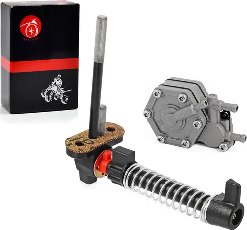 Miniatura 2 de Bomba de combustible y válvula de combustible Petcock y pomo de palanca Kit de resorte para Polaris Scrambler 500 4x4 2002-2009 Magnum 425 2x4 4x4