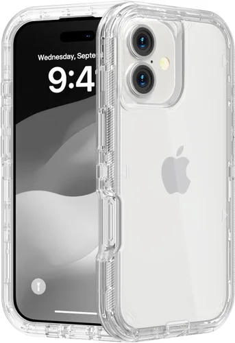 Miniatura 58 de Follaroma para iPhone 11, Funda Resistente a Prueba de Golpes, Protección Anti-Caída, Funda Protectora Transparente de Doble Capa Compatible