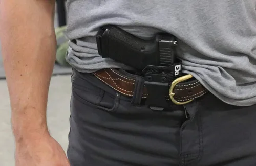 Miniatura 3 de Fierce Defender IWB - Funda Kydex compatible con Glock 19, 23, 32 con corte óptico, serie Winter Warrior, fabricada en Estados Unidos