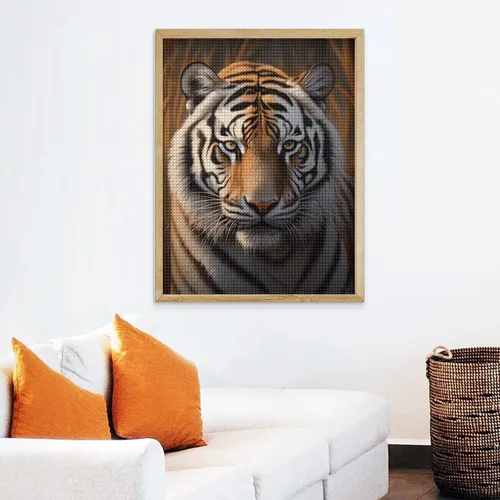 Miniatura 6 de Tiger Diamond Art Kits for Adults Diamond Art Diamond Painting DIY 5D Diamond Painting Kit Diamond Painting Kits for Adults Gem Art Square Diamond