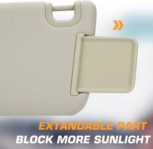 Miniatura 6 de TadaMark Visera solar del lado izquierdo del conductor compatible con Nissan Pathfinder 2013 2014 2015 2016 2017 2018 Infiniti QX60 2014 2015 2016