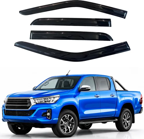 Miniatura 188 de Visor para ventana IG para Hyundai Venue 2020-2023, protector contra la lluvia, adhesivo extra duradero, deflector de viento para lado