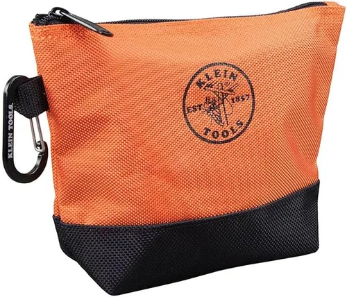 Miniatura 7 de Klein Tools 55470 - Bolsa utilitaria, bolsas de herramientas con cremallera de pie, tejido balístico resistente 1680d, parte inferior reforzada