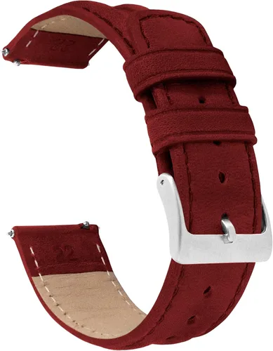 Miniatura 49 de Barton Racing & Rally Horween - Correas de cuero con barras de resorte de liberación rápida integradas, longitud estándar para muñecas de 5 a 8