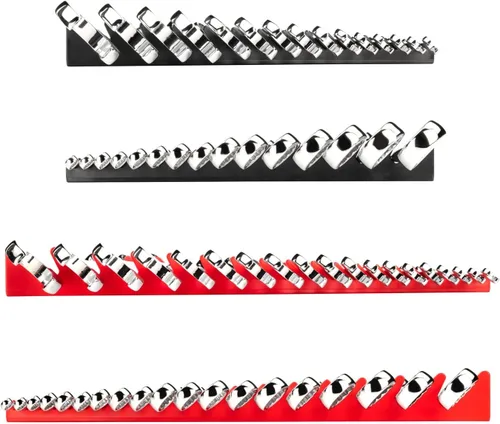Miniatura 5 de TEKTON Juego de llaves combinadas con organizadores modulares, 11 piezas (1/4-3/4 pulgadas) WCB95101