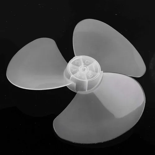 Miniatura 5 de dPois Plástico 3 hojas de repuesto para ventilador de pie ventilador ventilador mesa Fanner general accesorios blanco 12 pulgadas
