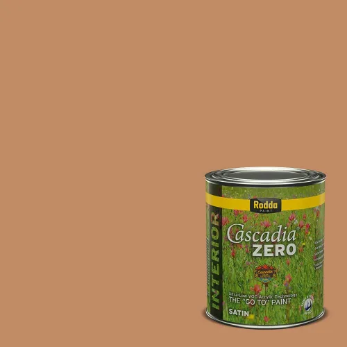 Miniatura 178 de Rodda Paint CASCADIA ZERO - Pintura plana e imprimación para interiores en uno, cuarto de galón, crema de ballet