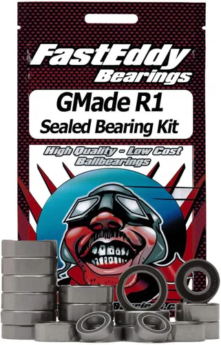 FastEddy Bearings Compatible con el kit de rodamientos sellados de goma GMade R1
