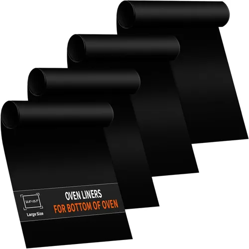 Revestimientos de horno para la parte inferior del horno, tapete antiadherente resistente para horno de teflón para la parte inferior del horno,