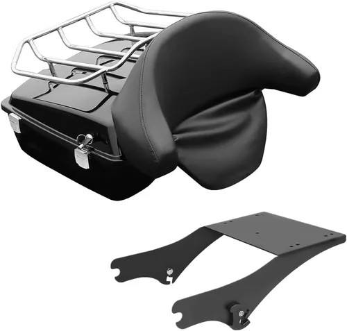 Miniatura 17 de TCMT Juego de maletero picado de 10.7 pulgadas para Harley Touring 1997-2013 Road King Road Glide Street Glide Electra Glide Pack