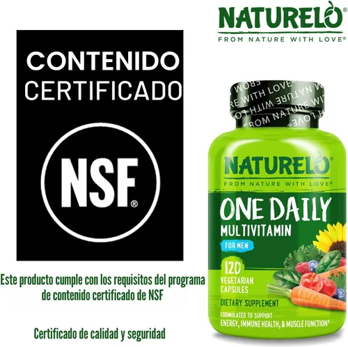 Miniatura 5 de NATURELO - Multivitamínico diario para los hombres