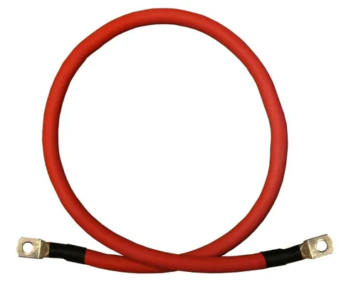 Miniatura 4 de Cables inversores de batería de cobre puro rojo + negro calibre 6 AWG, solares, RV, automóvil, barco de 12 pulgadas 3/8 + terminales de 5/16 pulgadas