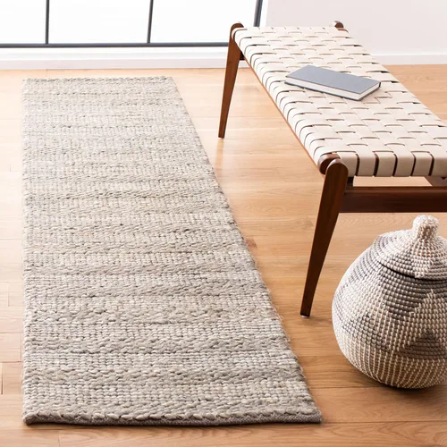 Miniatura 21 de SAFAVIEH Natural Fiber Collection - Alfombra decorativa de 2 x 3 pies, color lejía, yute hecho a mano, diseño trenzado tejido, ideal para entrada