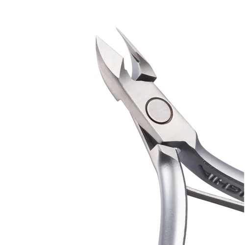 Miniatura 5 de NGHIA Alicate de cutículas D-09 JAW 12 Acero inoxidable Duradero y afilado Diseño ergonómico Chapado en gris Ideal para salones y uso