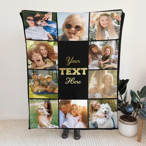 Miniatura 19 de D-Story Manta personalizada con fotos, texto, Manta personalizada con imagen, texto o fotos para mejores amigas, hermanas, regalos para cumpleaños
