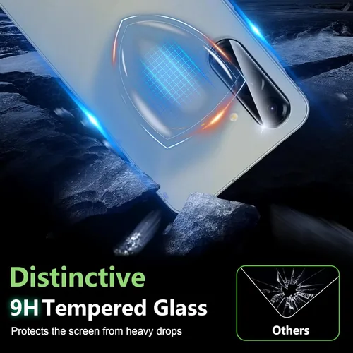 Miniatura 4 de Protector de lente de cámara para Samsung Galaxy A56, [antiarañazos] [fácil de instalar], alta definición, anti huellas dactilares, película