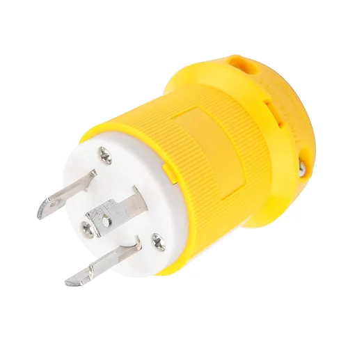 Miniatura 18 de RVGUARD extremos de cable de extensión macho y hembra, juego de enchufe y conector de repuesto de hoja recta de 15 A 125 V de servicio pesado, tipo