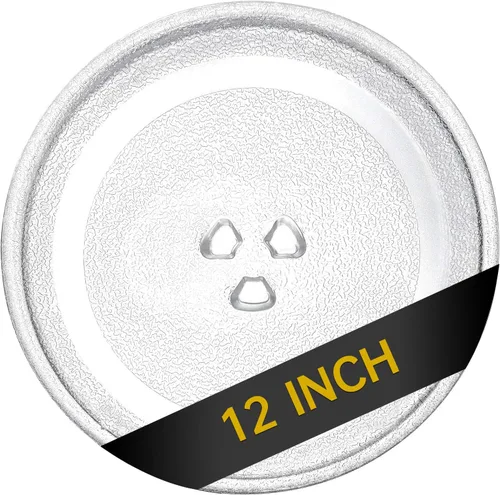Miniatura 7 de Placa giratoria de vidrio para microondas de 13.5 pulgadas, bandeja de microondas de 13.5 pulgadas / 34.3cm, placa de vidrio de repuesto