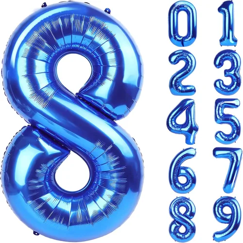 Miniatura 65 de SINBEE Globo dorado del número 10, papel de aluminio Mylar de 40 pulgadas, decoración de fiesta reutilizable para cumpleaños, aniversario, Oro
