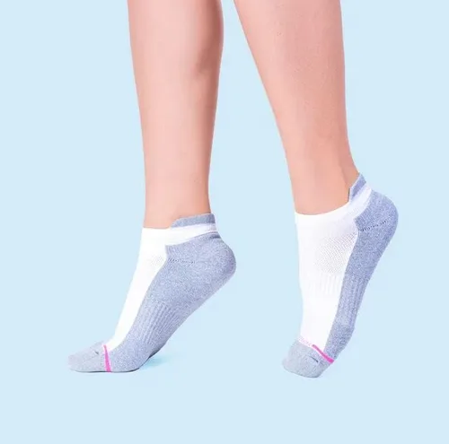 Miniatura 4 de Dr. Motion 2610 pares de calcetines de compresión de corte bajo para mujer con soporte de arco
