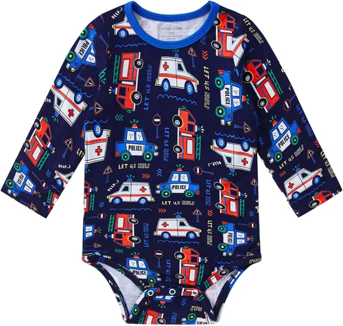 Miniatura 117 de pureborn Mameluco de algodón súper suave para bebés niños y niñas de 0 a 24 meses