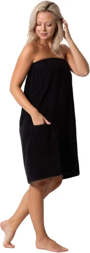 Miniatura 5 de Robe Direct Women’s Terry Cloth Spa and Bath Towel Wrap with Adjustable Closure & Elastic Top