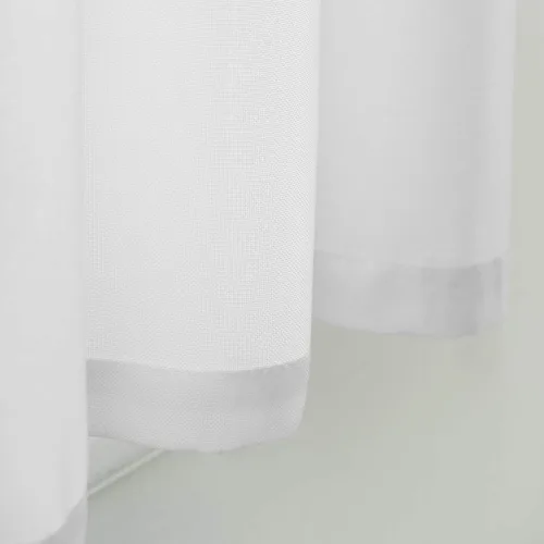 Miniatura 6 de UPOPO Cortinas de Niveles Beige Sobre Fregadero con Textura de Lino para Ventana de Cocina de 16 Pulgadas de Largo Caravana Privacidad Pequeñas