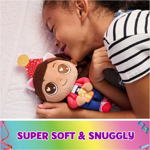 Miniatura 2 de DREAMWORKS GABBY'S DOLLHOUSE, Celebration Series - Peluches Gabby Girl de 9 pulgadas de alto, juguetes para niñas y niños a partir de 3 años