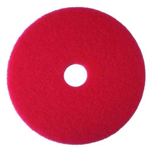 Miniatura 5 de Almohadilla 3M 5100 para pulir pisos a máquina, color rojo (paquete de 5 unidades), 16", Rojo, 5