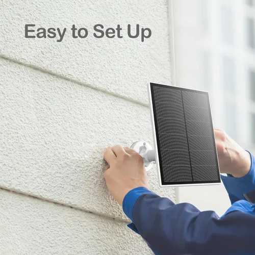 Miniatura 4 de Sense-U Mini panel solar, cargador de panel solar de 3.3 W con puerto de salida USB-B y kit de montaje compatible con cámara de seguridad Sense-U