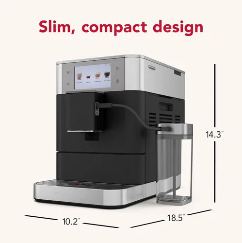Miniatura 2 de Máquina de Espresso Completamente Automática KitchenAid KF8 con Accesorio para Leche y Opciones de Leche a Base de Plantas, KES8558BK, Negra