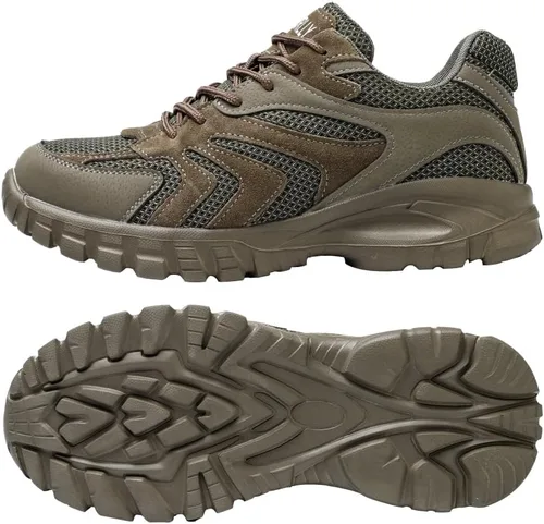 Miniatura 5 de Asiman Zapatos de punta de acero para hombres y mujeres, zapatos de trabajo indestructibles con puntera de acero, zapatos de seguridad ligeros