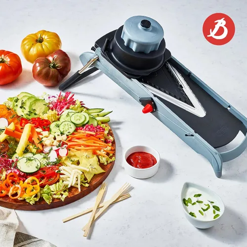Miniatura 6 de de Buyer LA MANDOLINE VIPER - Herramienta de corte de dados de acero inoxidable - Ideal para cortar frutas y verduras en diferentes grosores