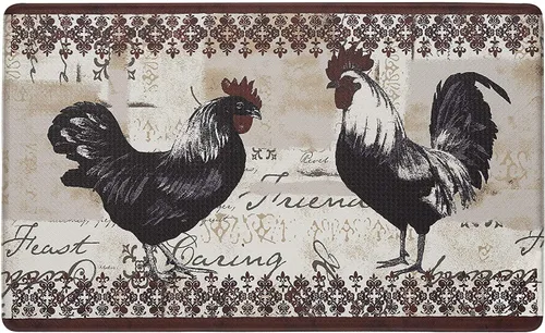 Miniatura 2 de Achim Home Furnishings Alfombrilla antifatiga, 18 x 30 pulgadas, gallo, multicolor (paquete de 3)