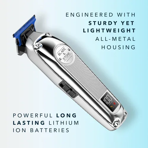 Miniatura 8 de Blade & Stone Cortadora de pelo profesional para hombres PT301 Hoja Diamond-S Tecnología Micro-Gap Motor duradero de 7200 RPM, todo metal