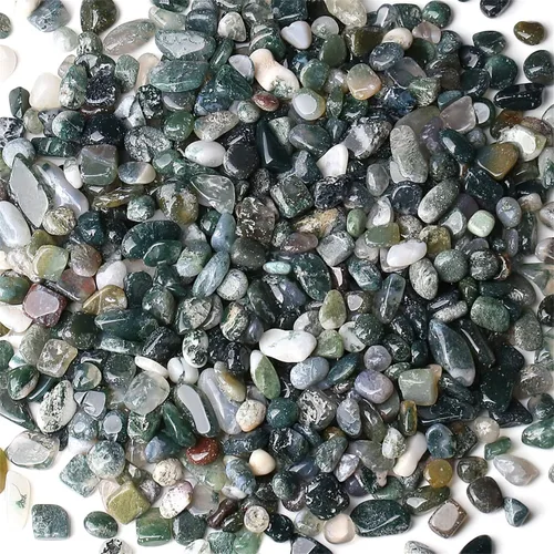 Miniatura 15 de 1 libra de amatista, grava de acuario, piedras naturales, chips de cristal de curación, piedras preciosas a granel, piedras trituradas y aplastadas