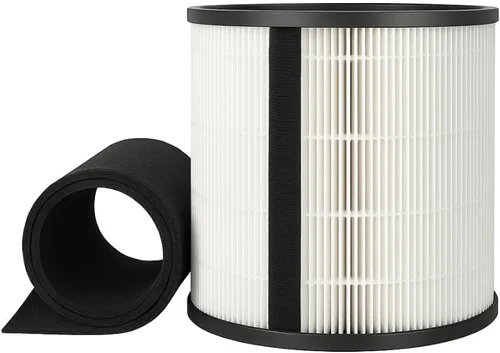 Miniatura 9 de Nispira TT-AP008 AP008 Filtro de repuesto para purificador de aire TaoTronics & Gukify AP008 2 en 1 con carbón activado HEPA que elimina el olor a