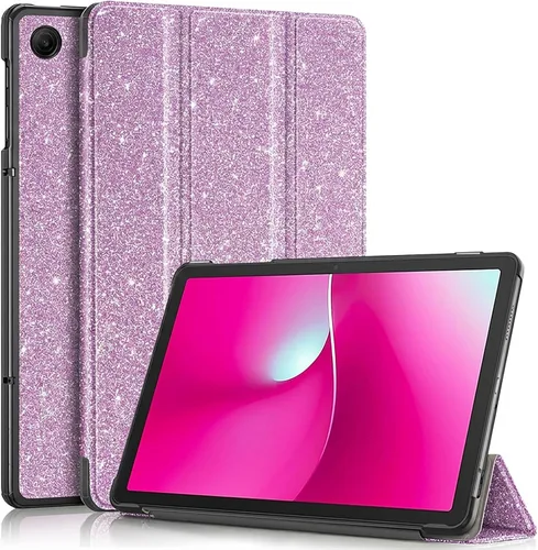 Miniatura 10 de Caweet Funda para T-Mobile Revvl Tab 2 de 10.1 pulgadas lanzada en 2025, carcasa rígida ligera con soporte de triple pliegue con cierre magnético