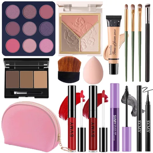 Miniatura 8 de Set de maquillaje para mujeres, kit de maquillaje para principiantes y profesionales, juego de maquillaje para adolescentes y adultos, regalo