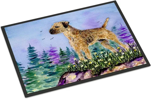 Miniatura 193 de Caroline's Treasures SS8220MAT - Felpudo afgano de 18 x 27 pulgadas, para interiores y exteriores, para entrada, antideslizante, lavable, de pelo