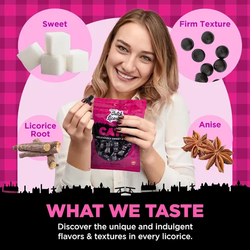 Miniatura 4 de Gustaf's Gatos de regaliz holandés – Bolsa de 5.2 oz – Gatos de regaliz negro dulce – Dulces holandeses de Países Bajos – Golosinas de regaliz negro