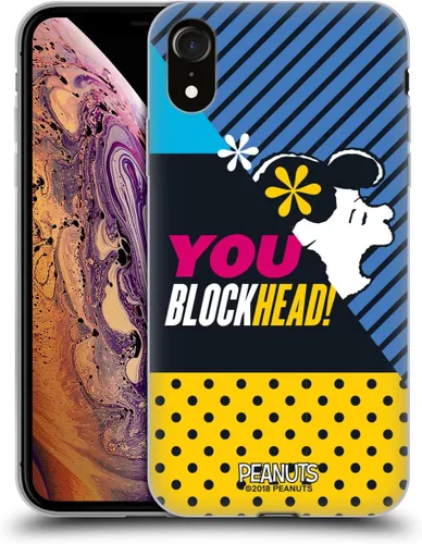 Miniatura 130 de Head Case Designs Funda de gel con licencia oficial de Peanuts Snoopy & Woodstock Halfs and Laughs [protección de grado militar] compatible