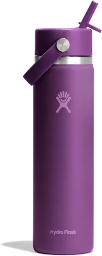 Miniatura 51 de Hydro Flask Botella de agua – Acero inoxidable aislado – Tapa flexible con popote de boca ancha, antiderrames, a prueba de fugas y recargable en 32