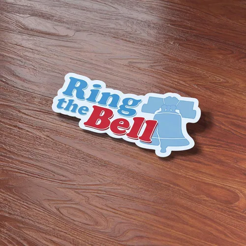Miniatura 7 de Ring the Bell - Adhesivo para botella de agua Hydroflask, calcomanías de béisbol para laptop, regalos de los Phillies