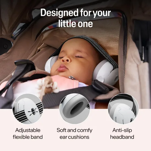Miniatura 3 de Alpine Muffy - Protección de oídos para bebés y niños pequeños de hasta 36 meses, certificado CE y ANSI, orejeras con reducción de ruido, cómodos