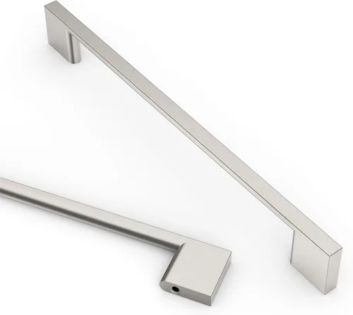 Miniatura 51 de Asidrama - Paquete de 10 manijas de gabinete de cocina de oro cepillado de 3 pulgadas (76mm), tiradores de gabinete, herrajes para gabinete