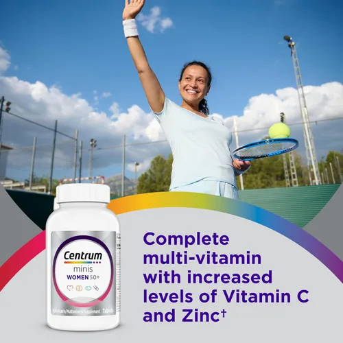 Miniatura 19 de Centrum Minis Silver Multivitamínico para mujer 50 Plus, suplemento multimineral con vitamina D3, vitaminas B, ingredientes sin OMG, apoya