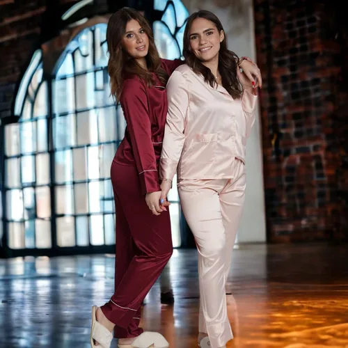Miniatura 10 de Custom Pajamas for Bridal Party, Bridesmaid Pajamas, Pajama for Women, Two piece PJ Sets, Soft Sleepwear Lingerie